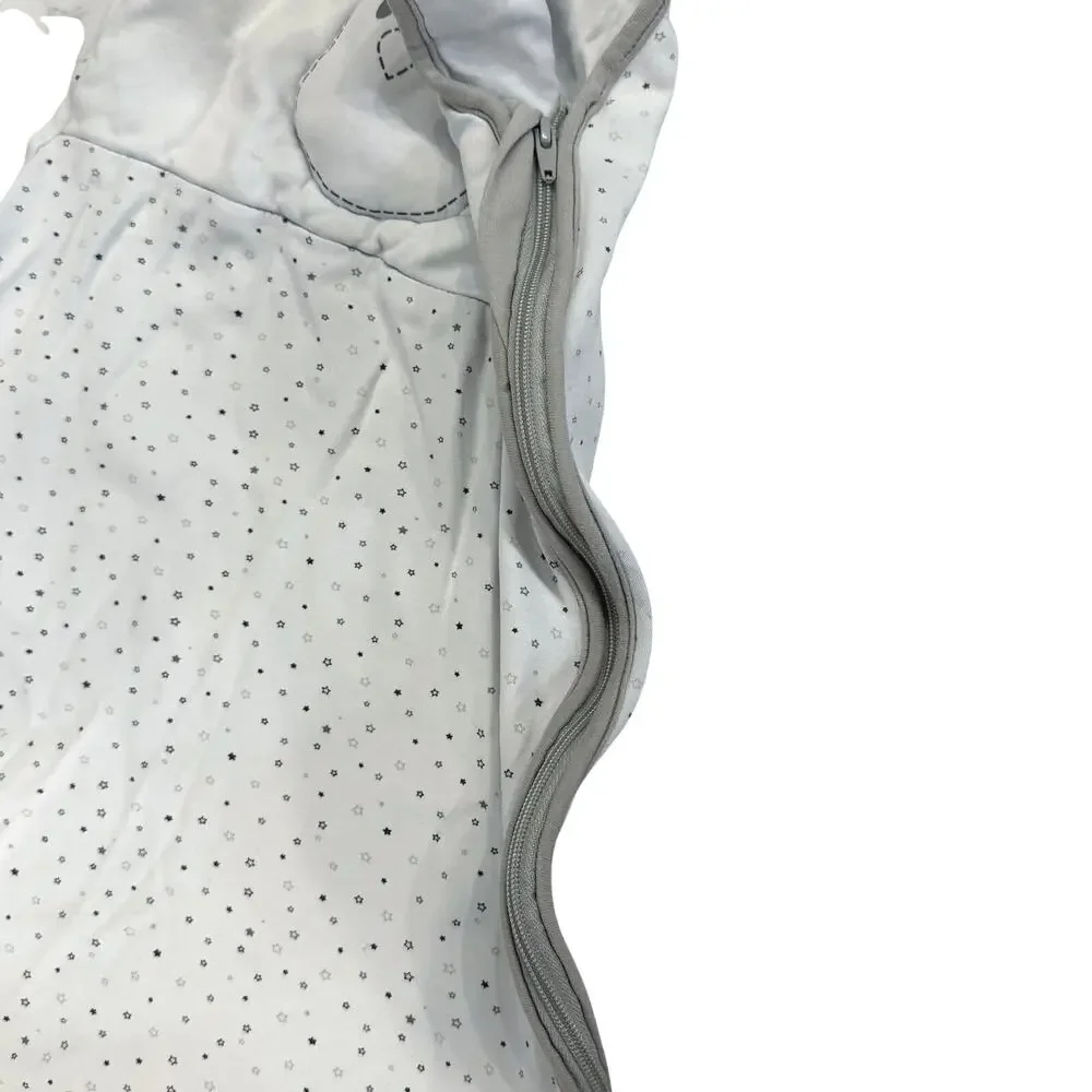 Nested Bean Zen Sack Classic Gray Star Print Size S 0-6M